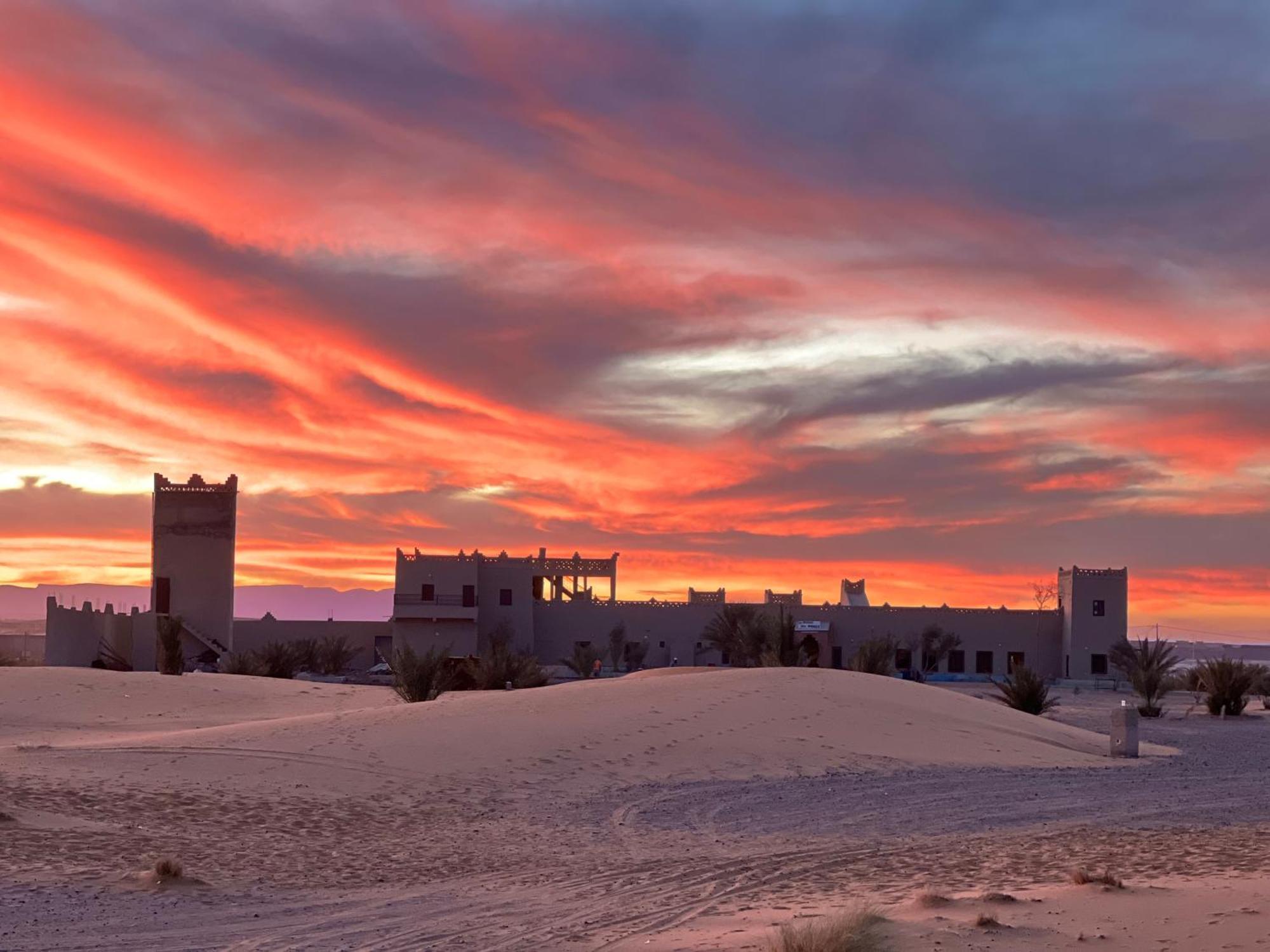 Hotel Camping Les Roses Des Dunes & Piscine مرزوكة المظهر الخارجي الصورة