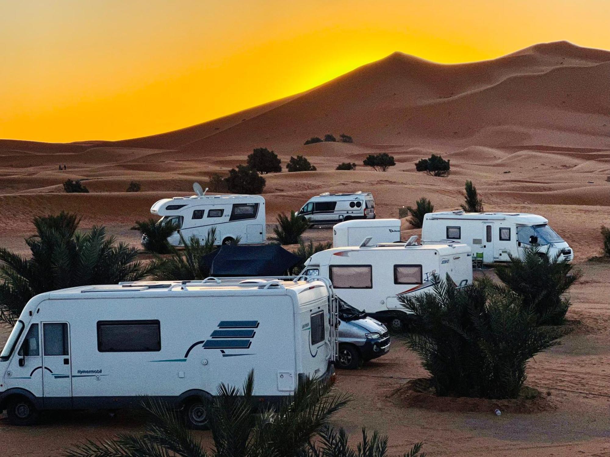 Hotel Camping Les Roses Des Dunes & Piscine مرزوكة المظهر الخارجي الصورة