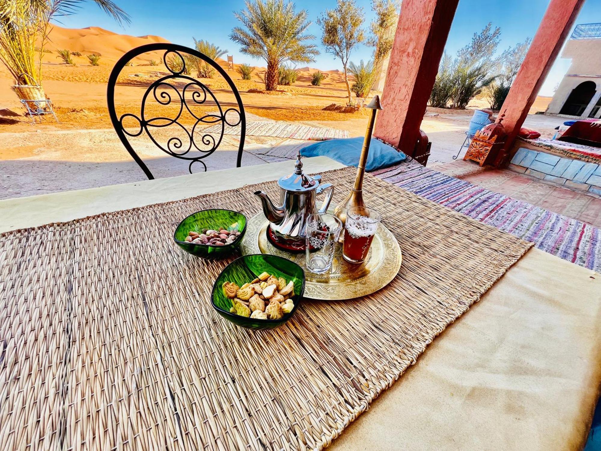 Hotel Camping Les Roses Des Dunes & Piscine مرزوكة المظهر الخارجي الصورة