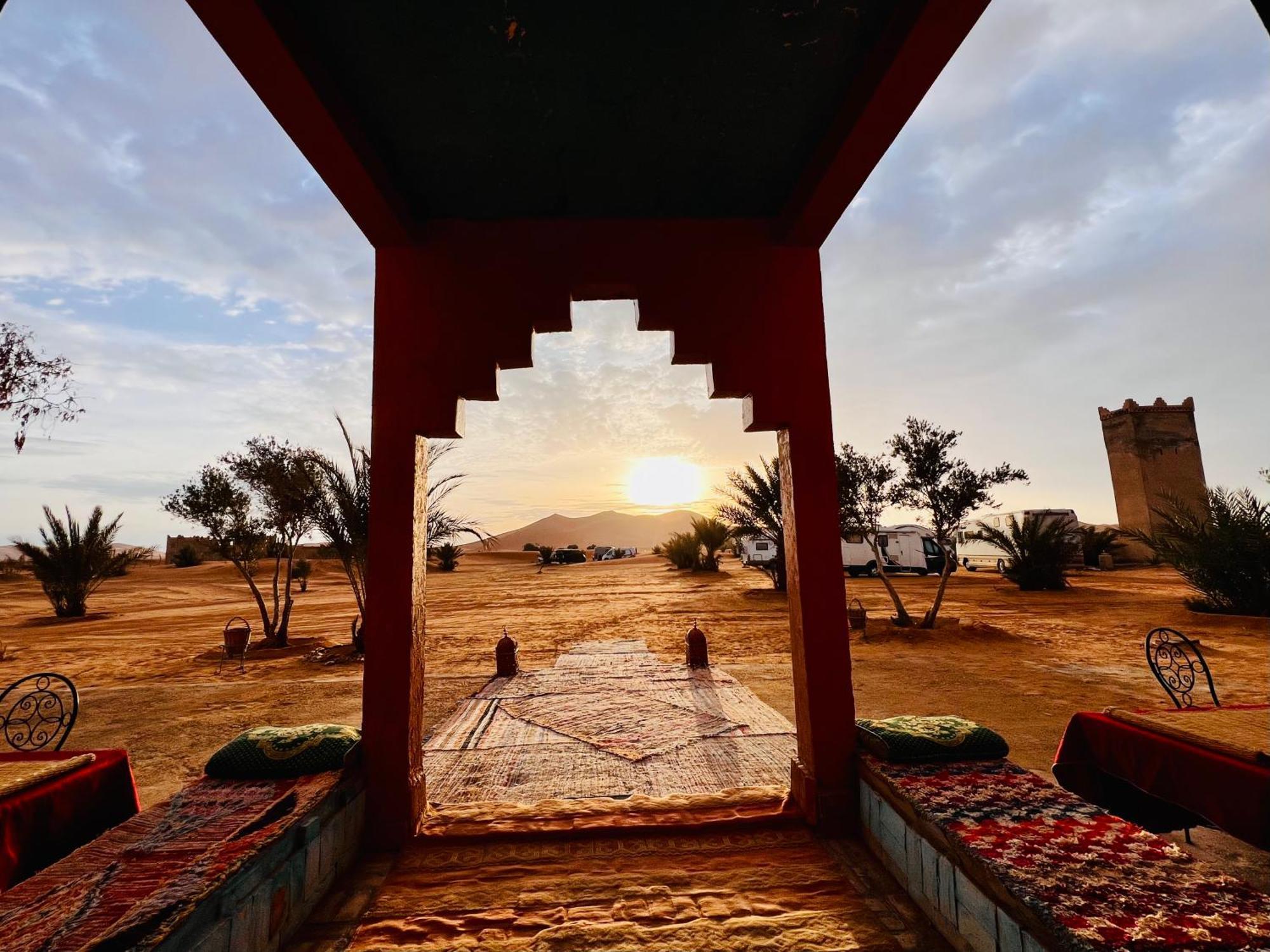 Hotel Camping Les Roses Des Dunes & Piscine مرزوكة المظهر الخارجي الصورة