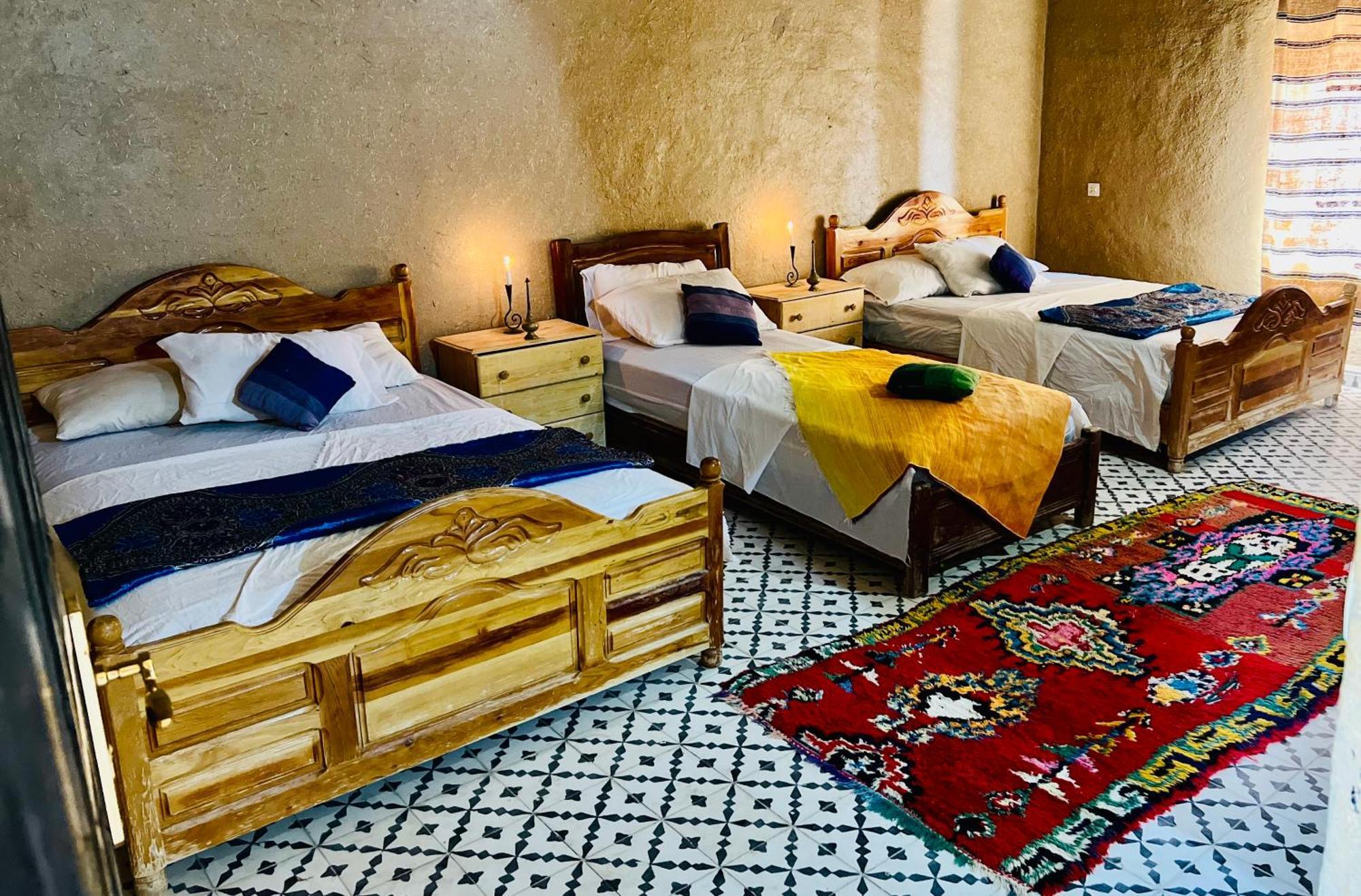 Hotel Camping Les Roses Des Dunes & Piscine مرزوكة المظهر الخارجي الصورة