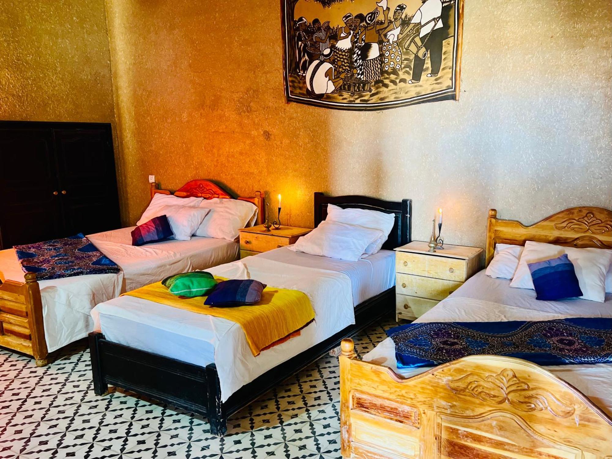 Hotel Camping Les Roses Des Dunes & Piscine مرزوكة المظهر الخارجي الصورة