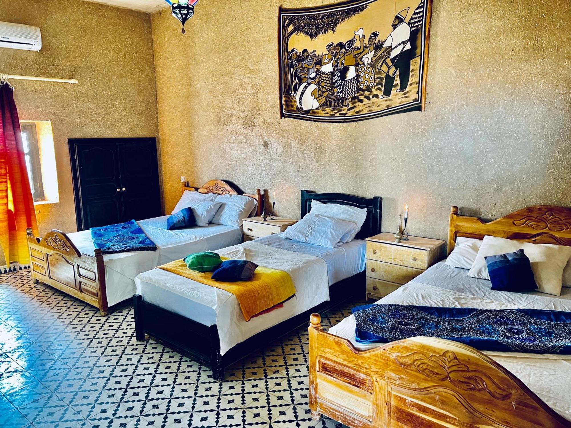 Hotel Camping Les Roses Des Dunes & Piscine مرزوكة المظهر الخارجي الصورة
