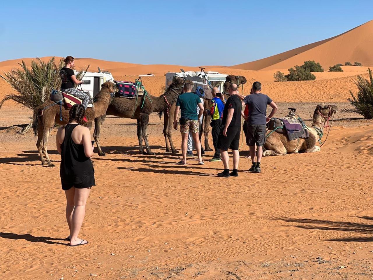 Hotel Camping Les Roses Des Dunes & Piscine مرزوكة المظهر الخارجي الصورة