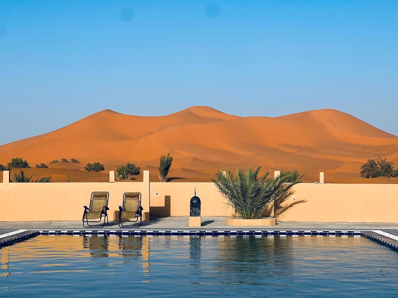 Hotel Camping Les Roses Des Dunes & Piscine مرزوكة المظهر الخارجي الصورة